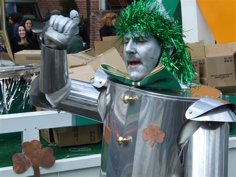 Tin Man in St. Patrick's Day Parade | A man dressed as the T… | Flickr