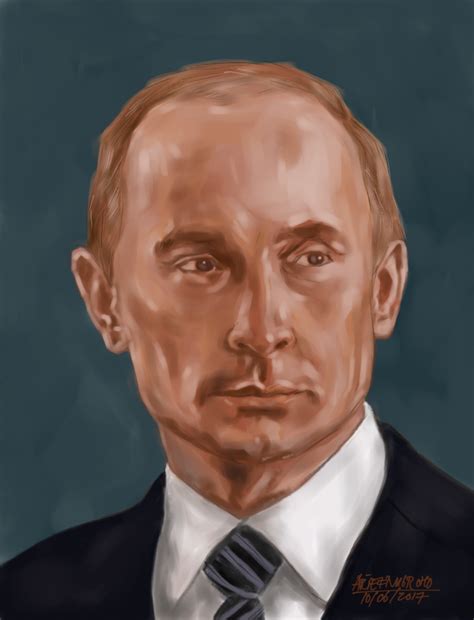 Portrait-008 Vladimir Putin by ariefnug on DeviantArt