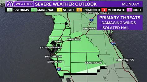 Tampa Bay weather: Strong storms, rain possible Monday | wtsp.com