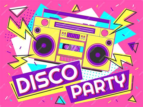 80s And 90s Retro Music Party Flyer Design Poster Tem - vrogue.co