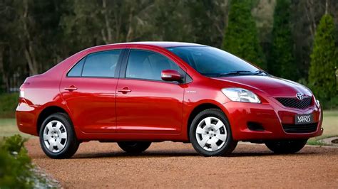 Toyota Yaris sedan dropped - Drive