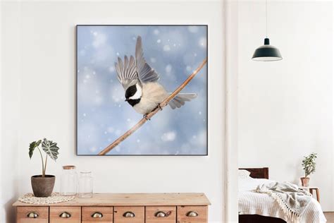 Winter Bird Print Bird Photography Winter Art Woodland - Etsy