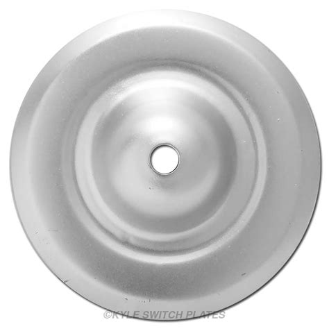 Deep Formed Ceiling Blank Cover Plate Center Hole - Aluminum