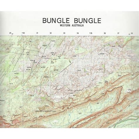 Bungle Bungle Topographic Map - 4563-2 - Carto Graphics