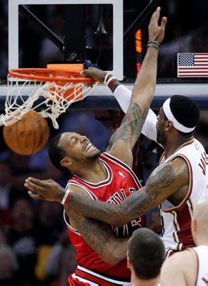 You Got Dunked On: 2010 NBA Playoffs: Lebron James Dunks On James Johnson