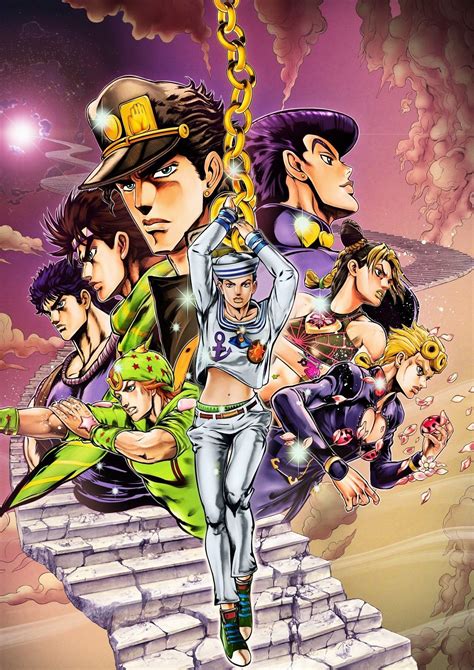 JoJo’s Bizarre Adventure (All Parts) – AniMaps