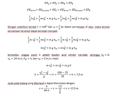 Sebuah Benda Berbentuk Silinder Berongga – Materi Belajar Online