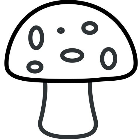 Black And White Mushroom PNG, SVG Clip art for Web - Download Clip Art ...