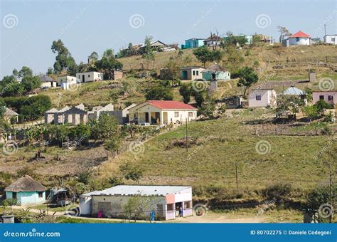 African Typical Rural Houses. South Africa Stock Image - Image of straw, apartheid: 80702275