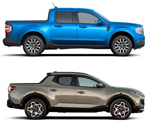 Santa Cruz vs Maverick Size Comparison Visualized | Hyundai Santa Cruz Forum