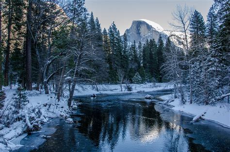 Yosemite National Park Winter Scenery Wallpapers - Wallpaper Cave