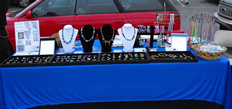 My First Jewelry Table Setup at the Flea Market – Jewelry Making Journal