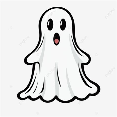 Doodle Cartoon Ghost, Halloween, Holiday, Horror PNG Transparent Image ...