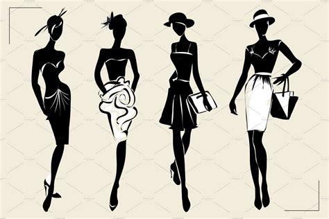 Fashion Silhouette Templates