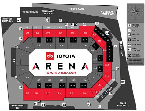 Toyota Center Seating Map Rows | Two Birds Home