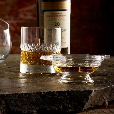 Glass Quaich Bowl – Whisky Barrels