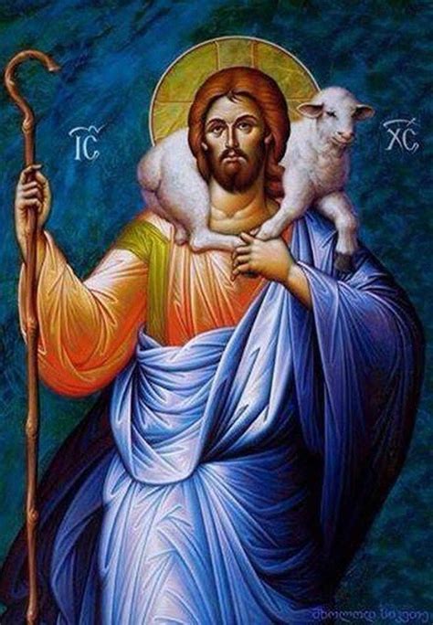 Jesus Christ the Good Shepherd | Ikonen, Jesus kunst, Christliche kunst