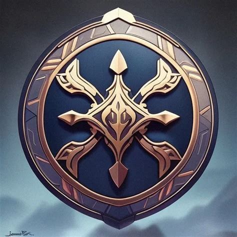 Ai Art Generator: Rune shield symbol