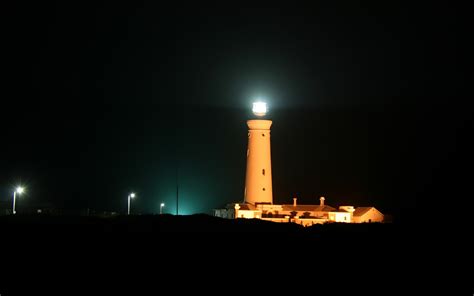 lighthouse, Night, Landscape, Lights Wallpapers HD / Desktop and Mobile Backgrounds