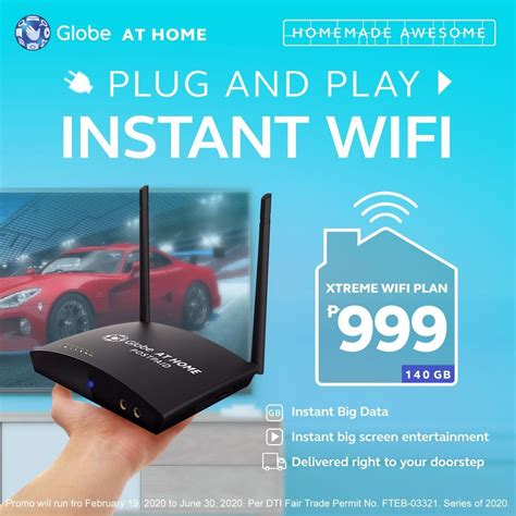 Globe At Home now offers Xtreme WiFi Plan 999. - Gizmo Manila