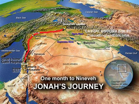 Mapping Jonah's story - Stephen M. Miller