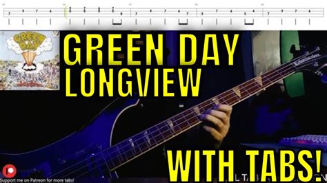 Green Day - Longview (Bass Cover) | WITH TABS - YouTube