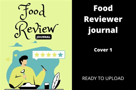 Food Review Journal + 2 Covers, Keywords Graphic by Ruby Cari Galvez ...