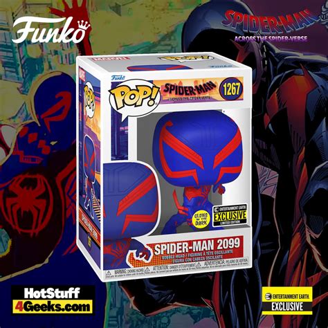 2023 NEW Spider-Verse: Spider-Man 2099 Glow Funko Pop! EXCL