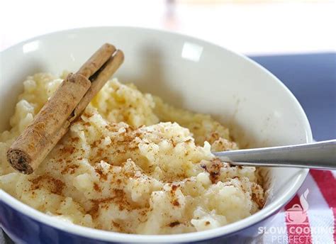 Creamy Slow Cooker Rice Pudding - Slow Cooking Perfected