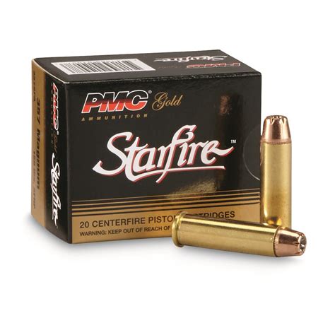 PMC Gold Starfire, .357 Magnum, SFHP, 150 Grain, 20 Rounds - 94518, .357 Magnum Ammo at ...