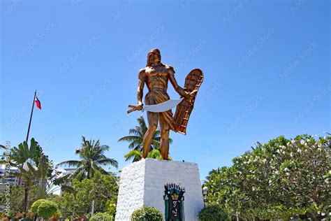 Magellan's Marker Lapu-Lapu Monument in Lapu-Lapu City, Cebu Stock Photo | Adobe Stock