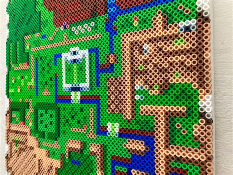 Legend of Zelda: A Link to the Past Map Perler Pixel Art Pattern - Pixel Art Shop