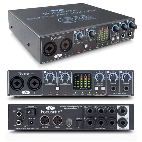 Focusrite Saffire PRO 24 DSP 16x8 Audio & MIDI FireWire Interface with On-Board DSP - JB Music