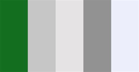 Color Palette generated based on #156F21, #C6C6C6, #E5E3E3, #929292 ...