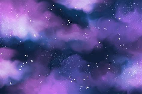 Free Vector | Watercolor galaxy background