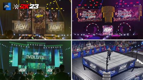 Pro Fyter on Twitter: "#WWE2K23 Complete AEW Arenas Pack ️ https ...