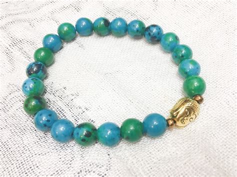 Blue Jade Bracelet – Gopali Imports