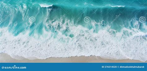 Top View of Ocean Waves. stock illustration. Illustration of natural ...