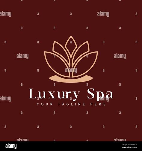 Luxury Spa Massage Center Logo Design Stock Vector Image & Art - Alamy