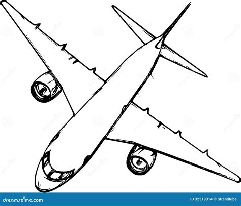 Aeroplane stock vector. Illustration of flight, creative - 32319314