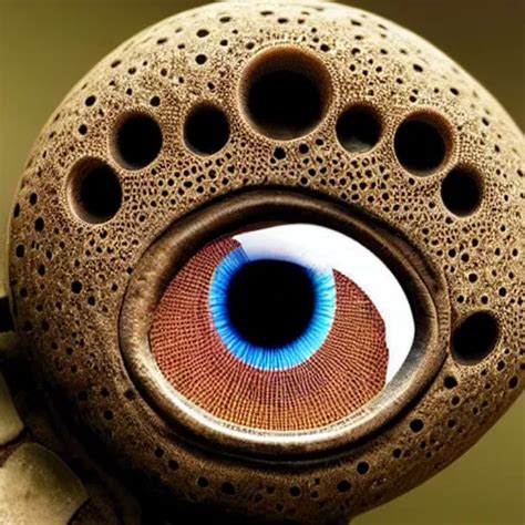 trypophobia with eyes in the holes | Stable Diffusion