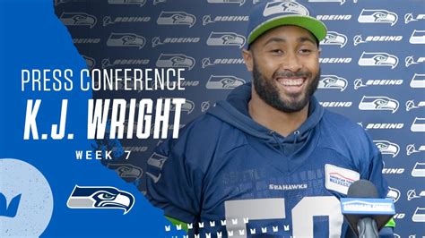 K.J. Wright 2020 Week 7 Press Conference