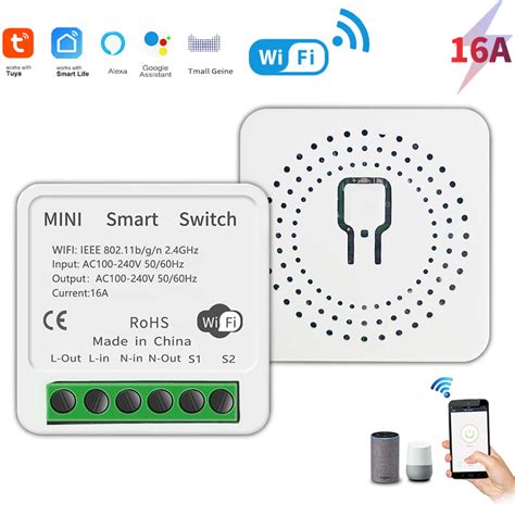 Tuya Mini 16A 1-Channel WiFi Smart Switch