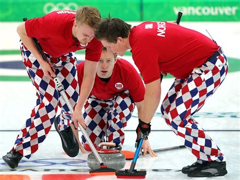 The Norway Curling Team's Pants: A Photographic History | Condé Nast Traveler