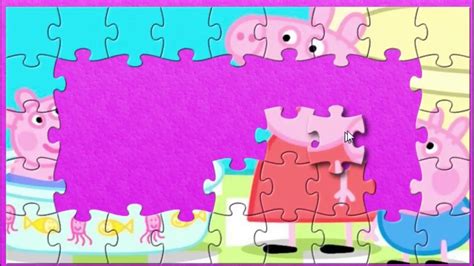 Peppa Pig Puzzle Video Game For Kids - YouTube