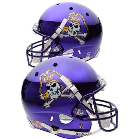 East Carolina Pirates Schutt Chrome Replica Football Helmet