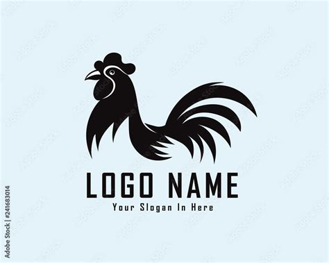 chicken, rooster drawing art logo design inspiration Stock Vector | Adobe Stock