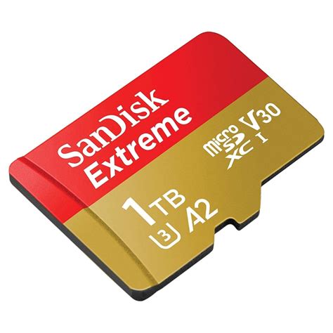 Sandisk 1Tb Extreme Microsdxc Uhs-I Memory Card With Adapter - FFCSAN1TTFQXA1