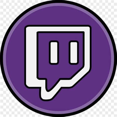 Twitch Purple Circular Vector Icon PNG | Citypng