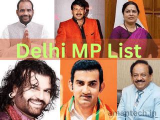 Delhi MP List 2023 | दिल्ली के सांसदों की लिस्ट - Aman Tech